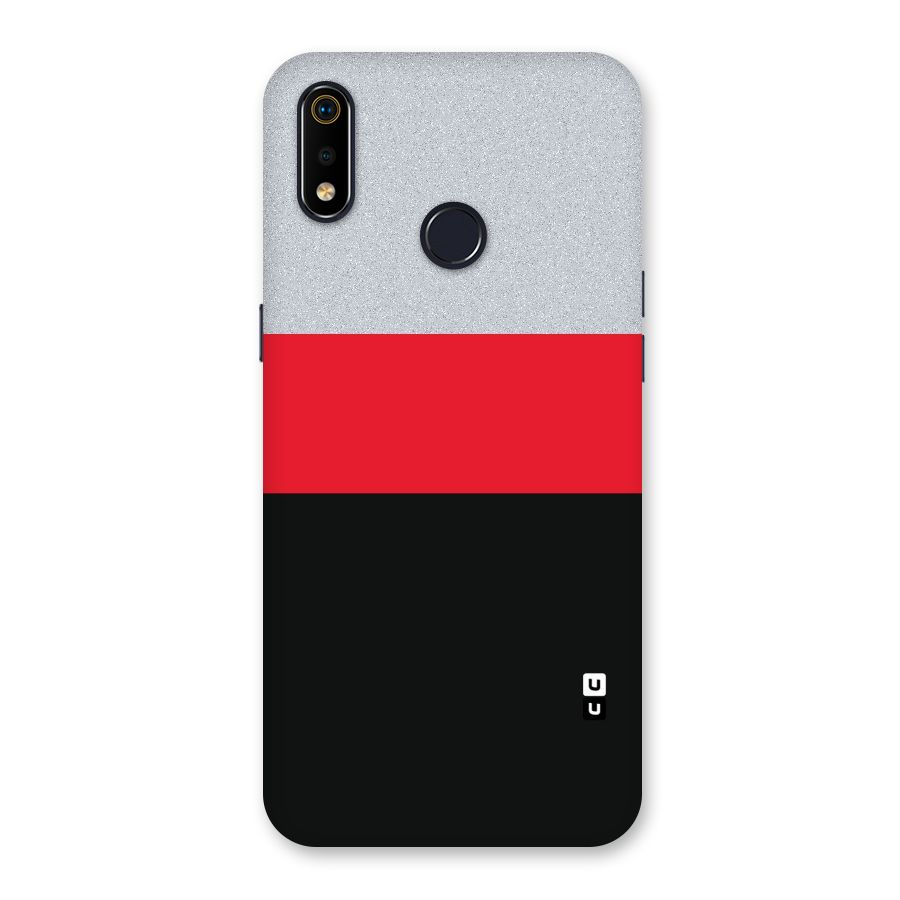 Cool Melange Stripe Back Case for Realme 3i