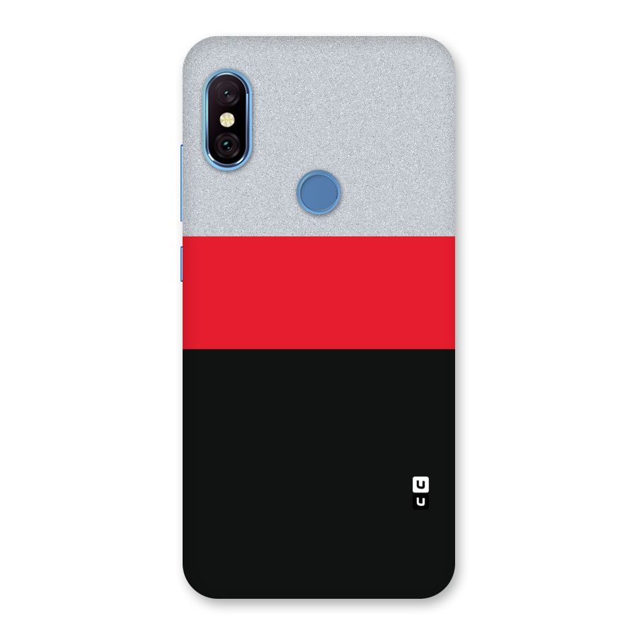Cool Melange Stripe Back Case for Redmi Note 6 Pro