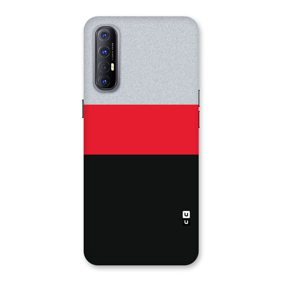 Cool Melange Stripe Back Case for Reno3 Pro