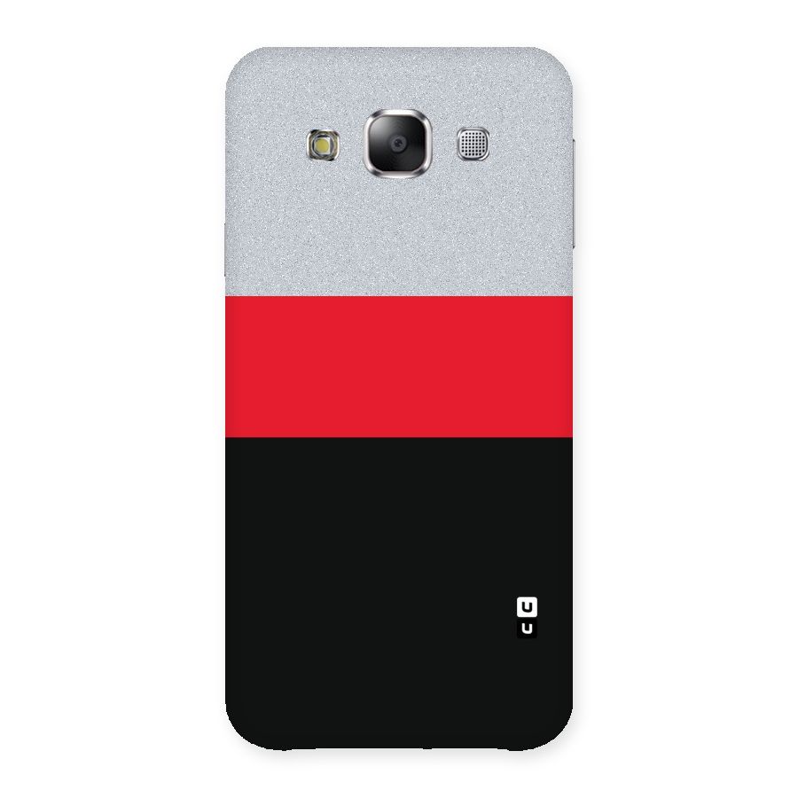 Cool Melange Stripe Back Case for Samsung Galaxy E5