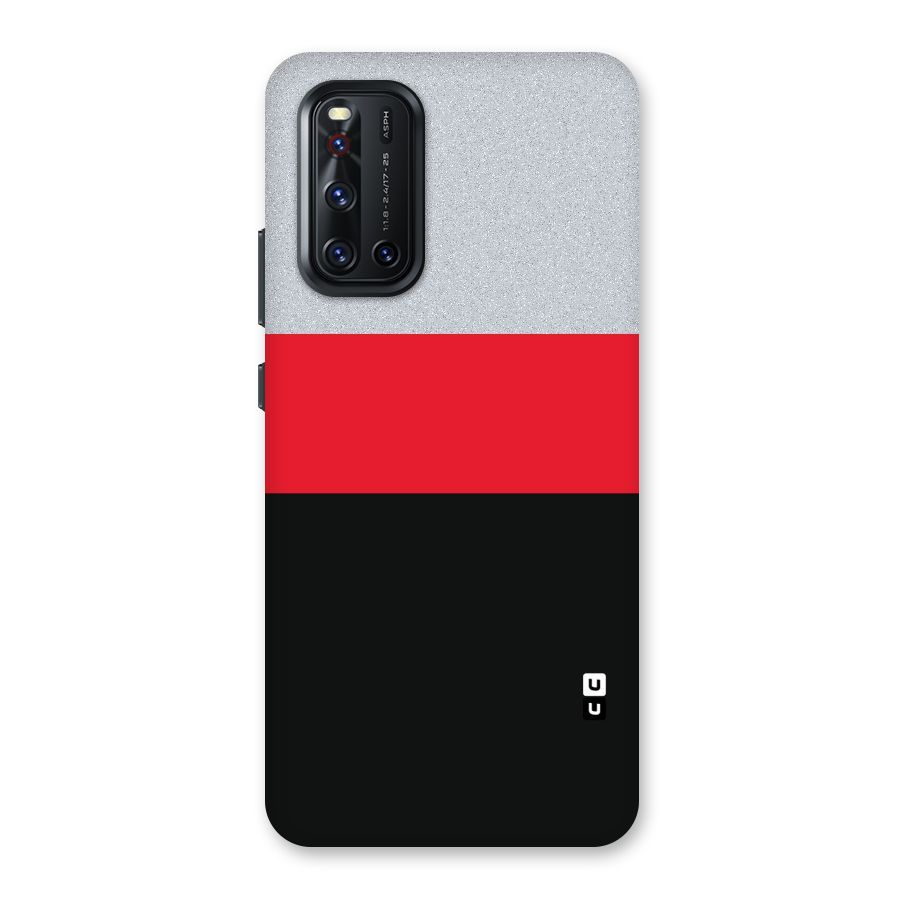 Cool Melange Stripe Back Case for Vivo V19