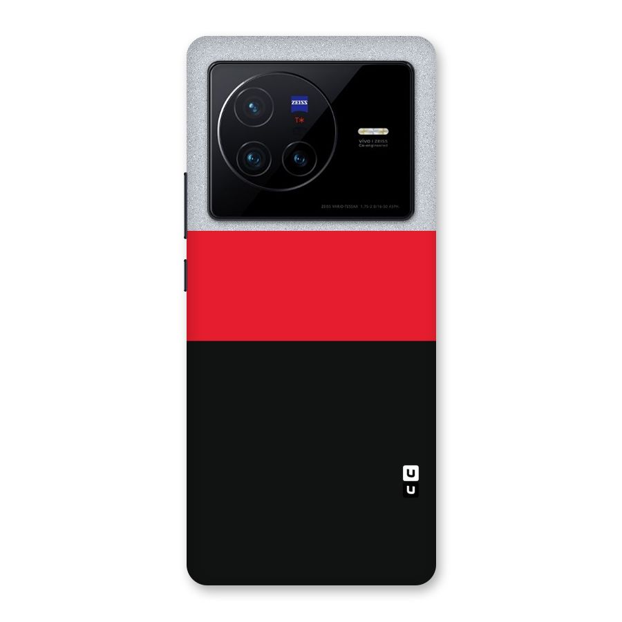 Cool Melange Stripe Back Case for Vivo X80