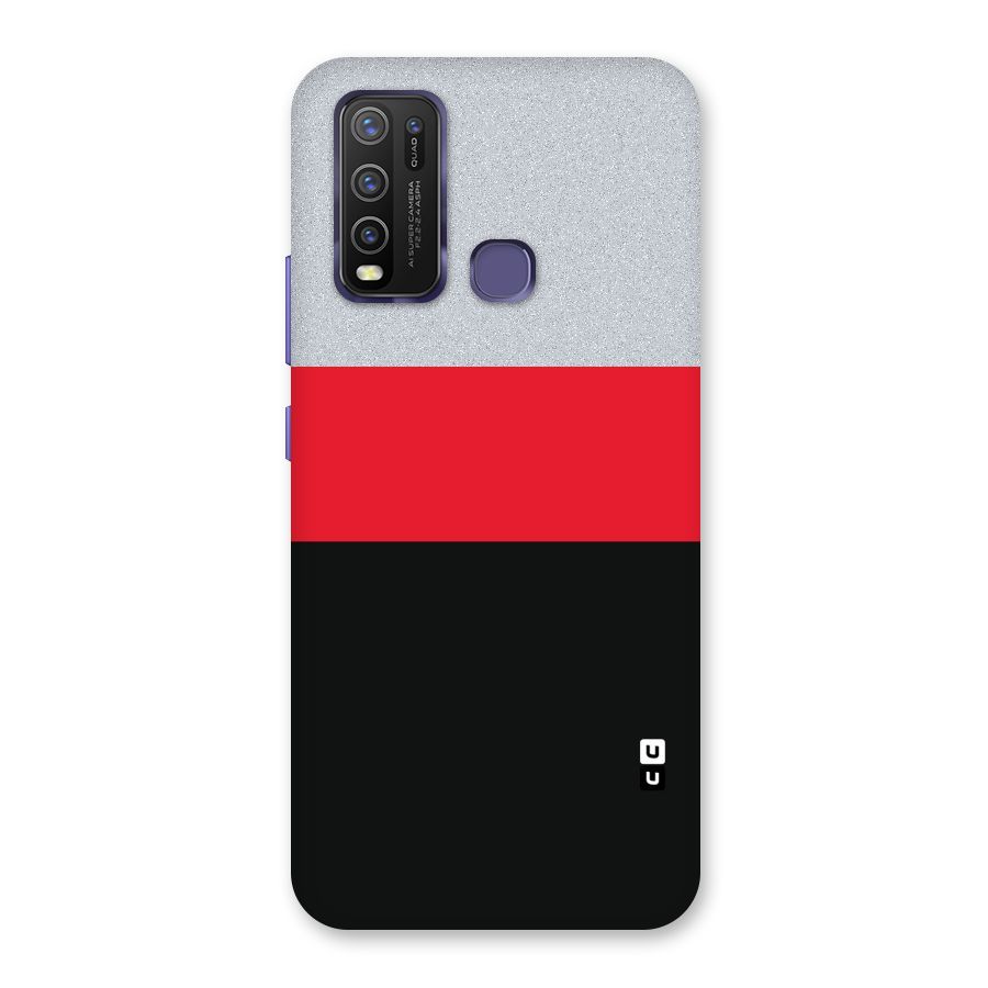 Cool Melange Stripe Back Case for Vivo Y30