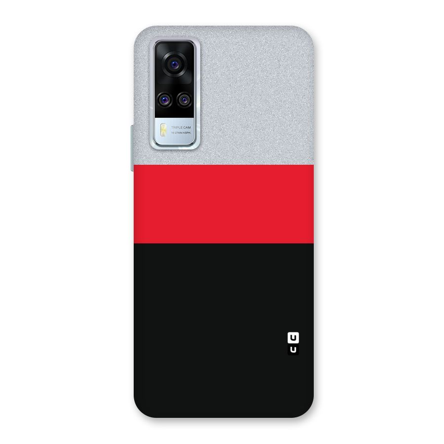 Cool Melange Stripe Back Case for Vivo Y31