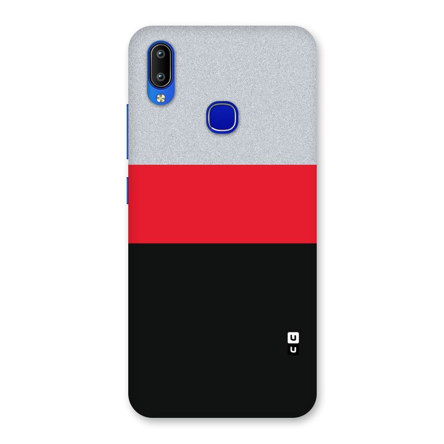 Cool Melange Stripe Back Case for Vivo Y91