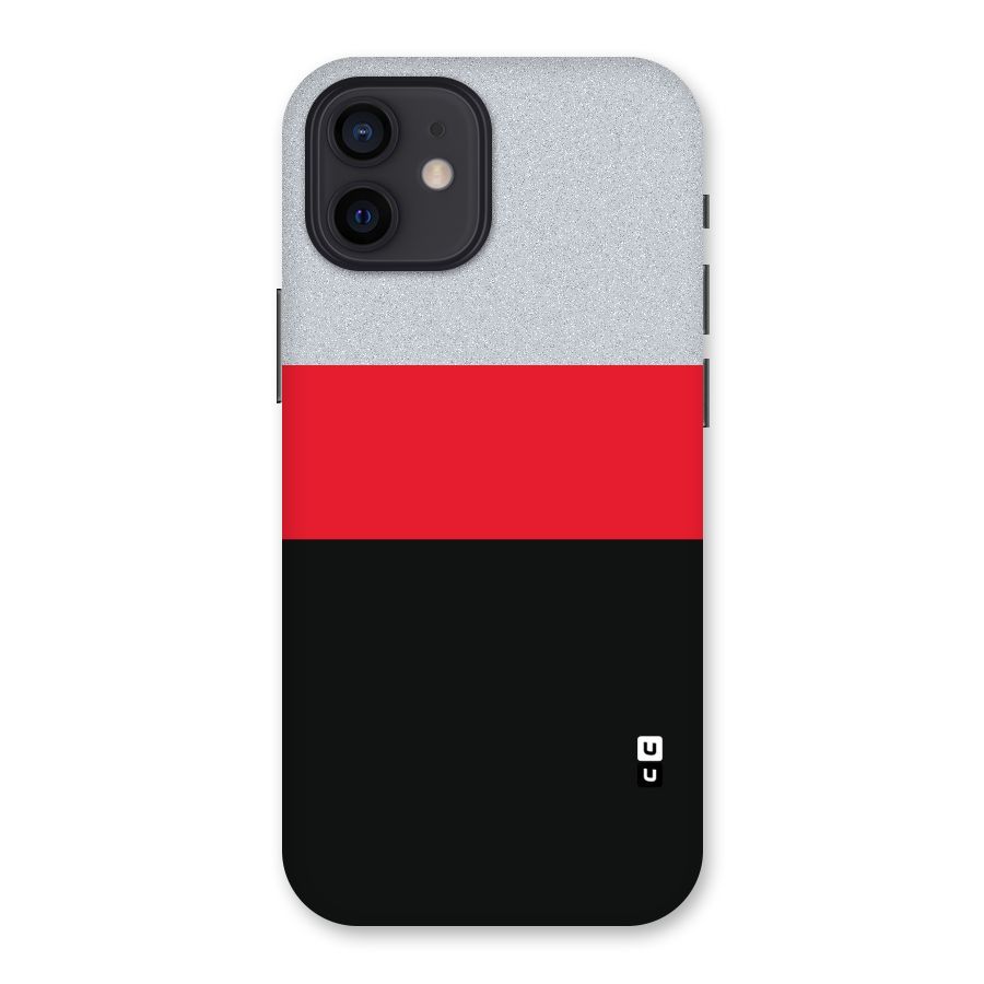 Cool Melange Stripe Back Case for iPhone 12