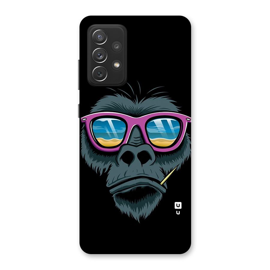 Cool Monkey Beach Sunglasses Back Case for Galaxy A72