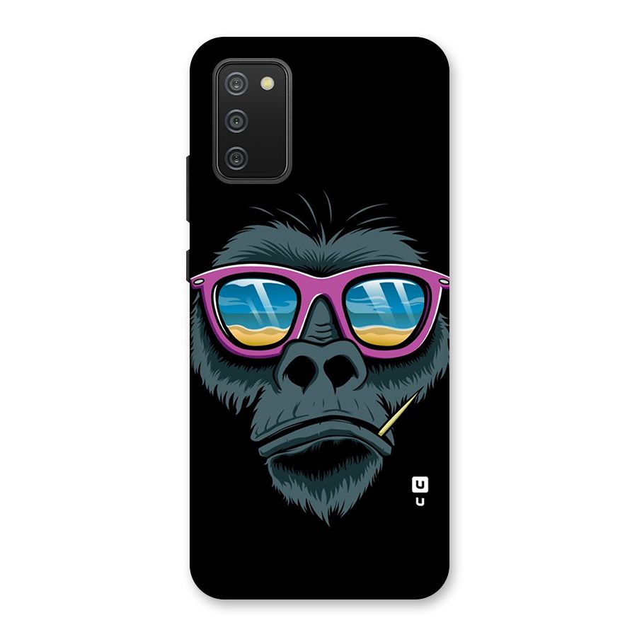 Cool Monkey Beach Sunglasses Back Case for Galaxy M02s