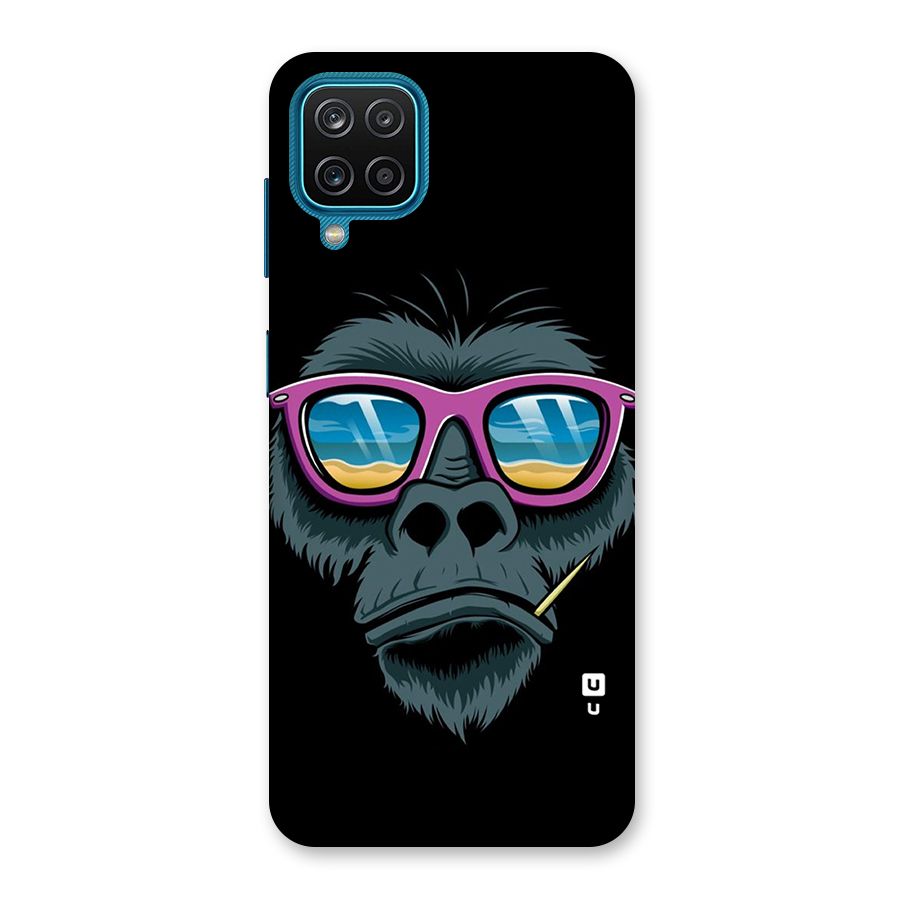 Cool Monkey Beach Sunglasses Back Case for Galaxy M12