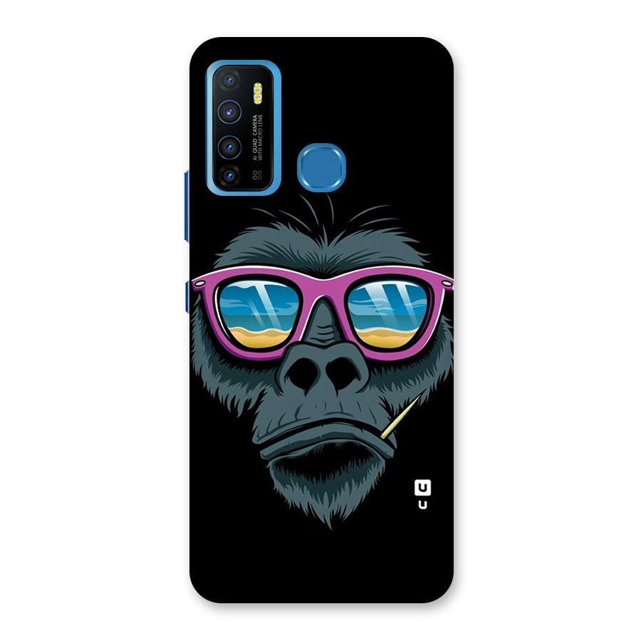 Cool Monkey Beach Sunglasses Back Case for Infinix Hot 9