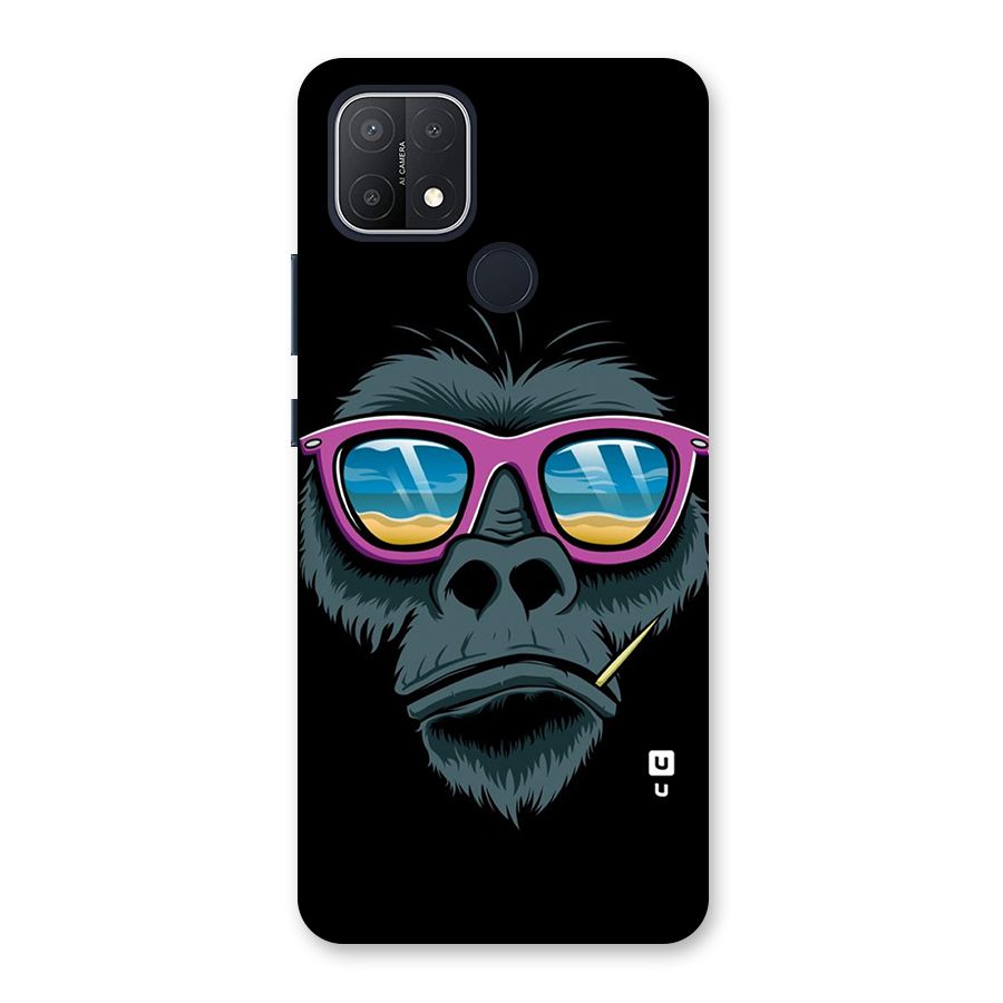 Cool Monkey Beach Sunglasses Back Case for Oppo A15