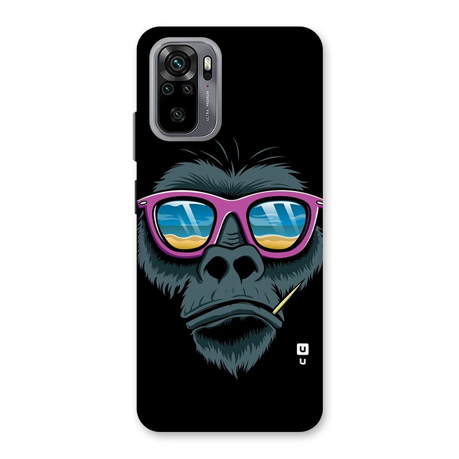 Cool Monkey Beach Sunglasses Back Case for Redmi Note 10