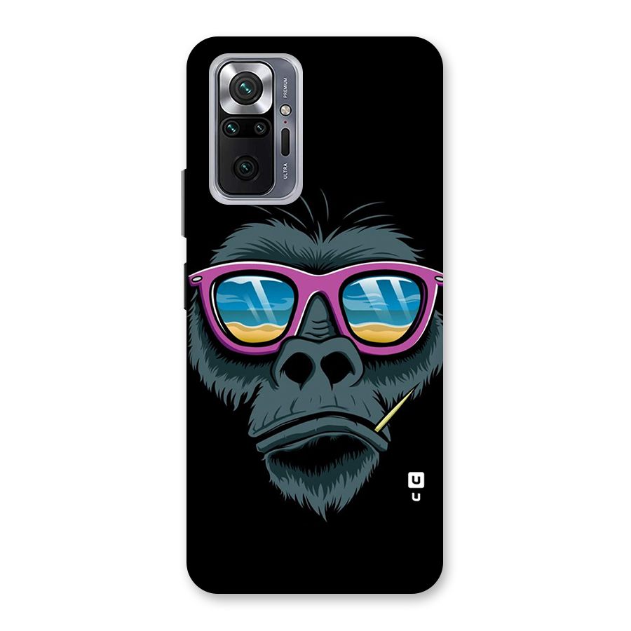 Cool Monkey Beach Sunglasses Back Case for Redmi Note 10 Pro Max
