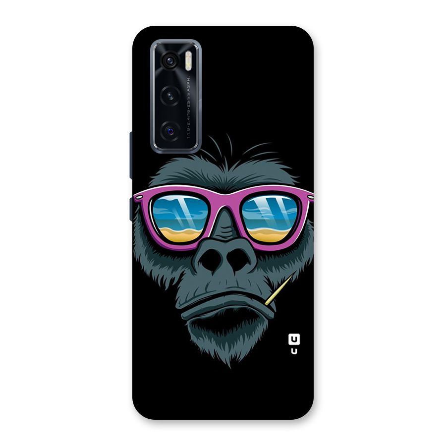 Cool Monkey Beach Sunglasses Back Case for Vivo V20 SE