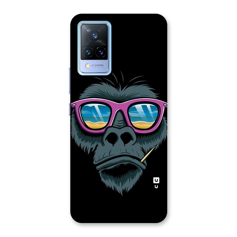 Cool Monkey Beach Sunglasses Back Case for Vivo V21 5G