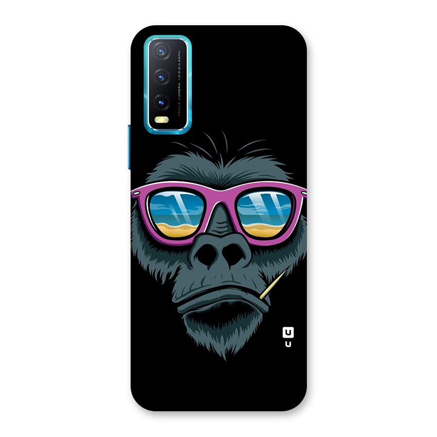 Cool Monkey Beach Sunglasses Back Case for Vivo Y20A