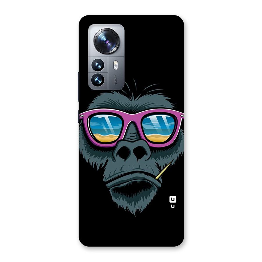 Cool Monkey Beach Sunglasses Back Case for Xiaomi 12 Pro