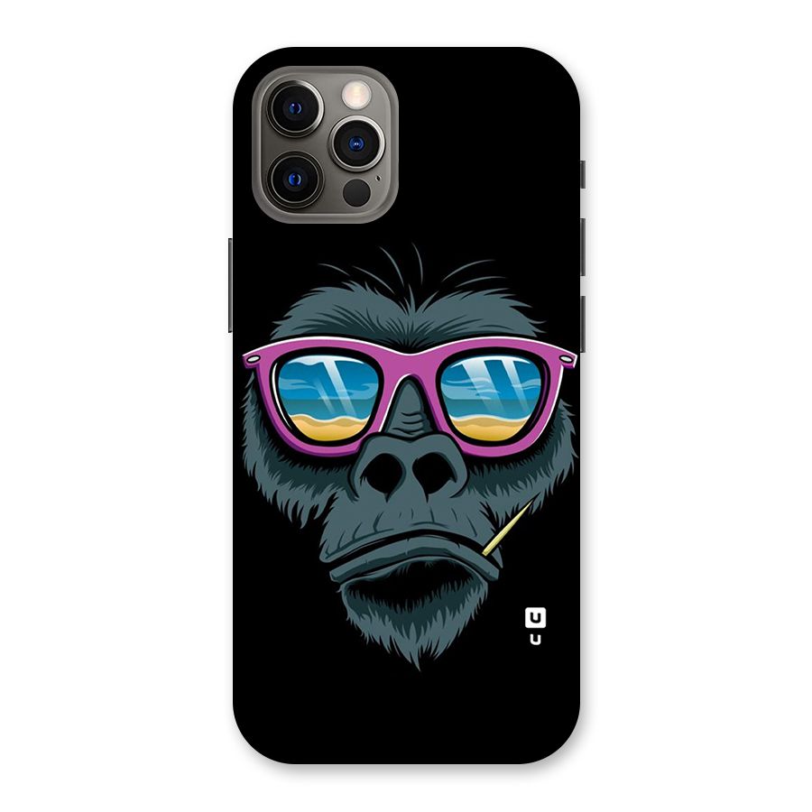 Cool Monkey Beach Sunglasses Back Case for iPhone 12 Pro