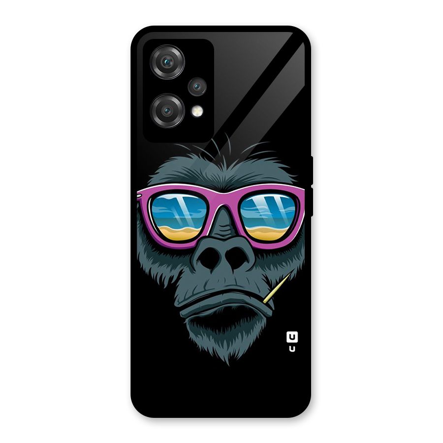 Cool Monkey Beach Sunglasses Glass Back Case for OnePlus Nord CE 2 Lite 5G