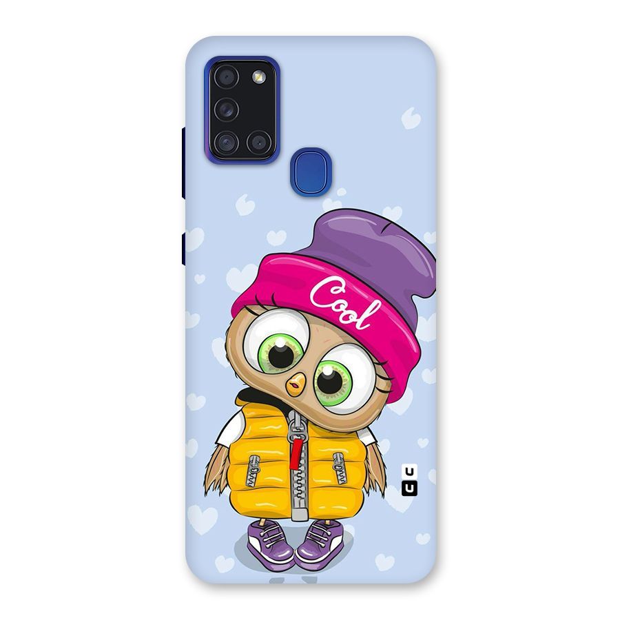 Cool Owl Back Case for Galaxy A21s
