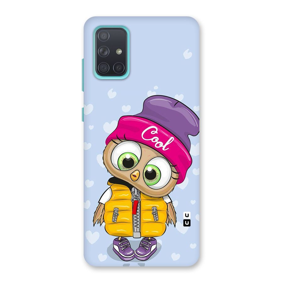 Cool Owl Back Case for Galaxy A71