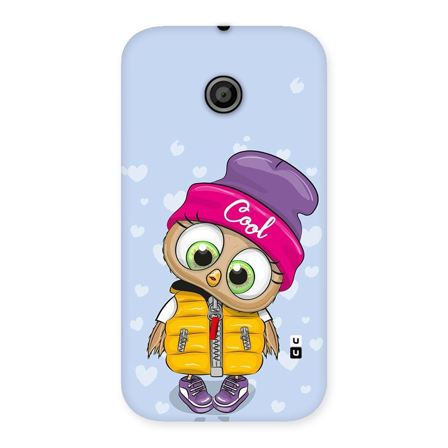 Cool Owl Back Case for Moto E