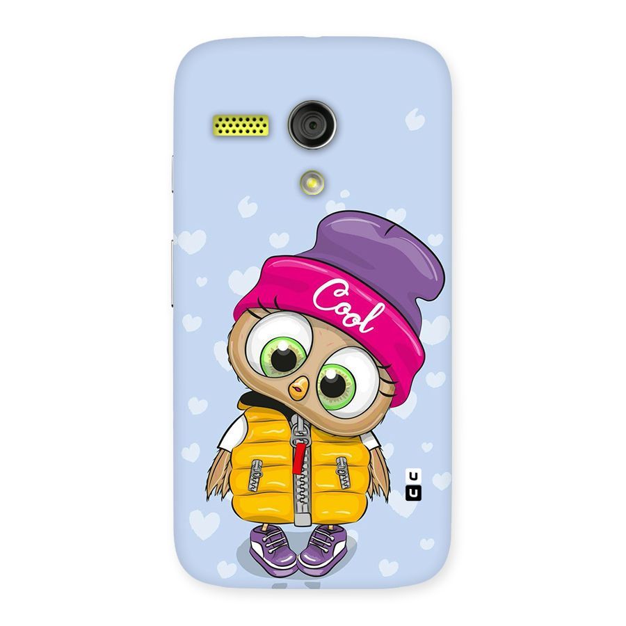 Cool Owl Back Case for Moto G