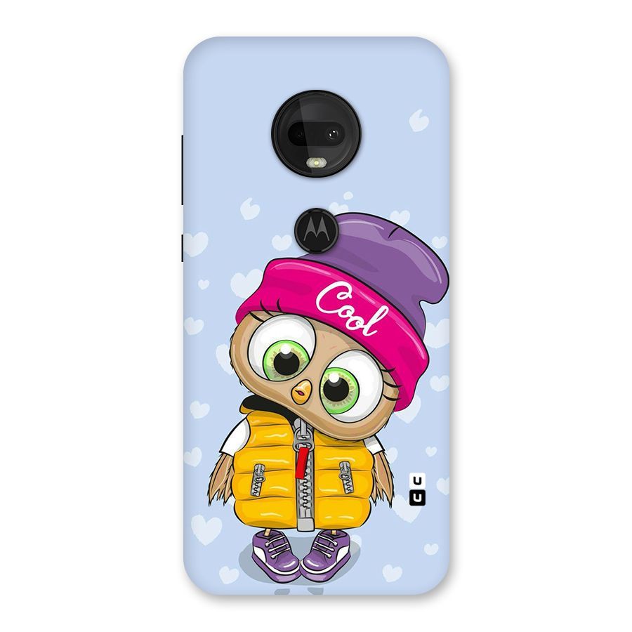 Cool Owl Back Case for Moto G7