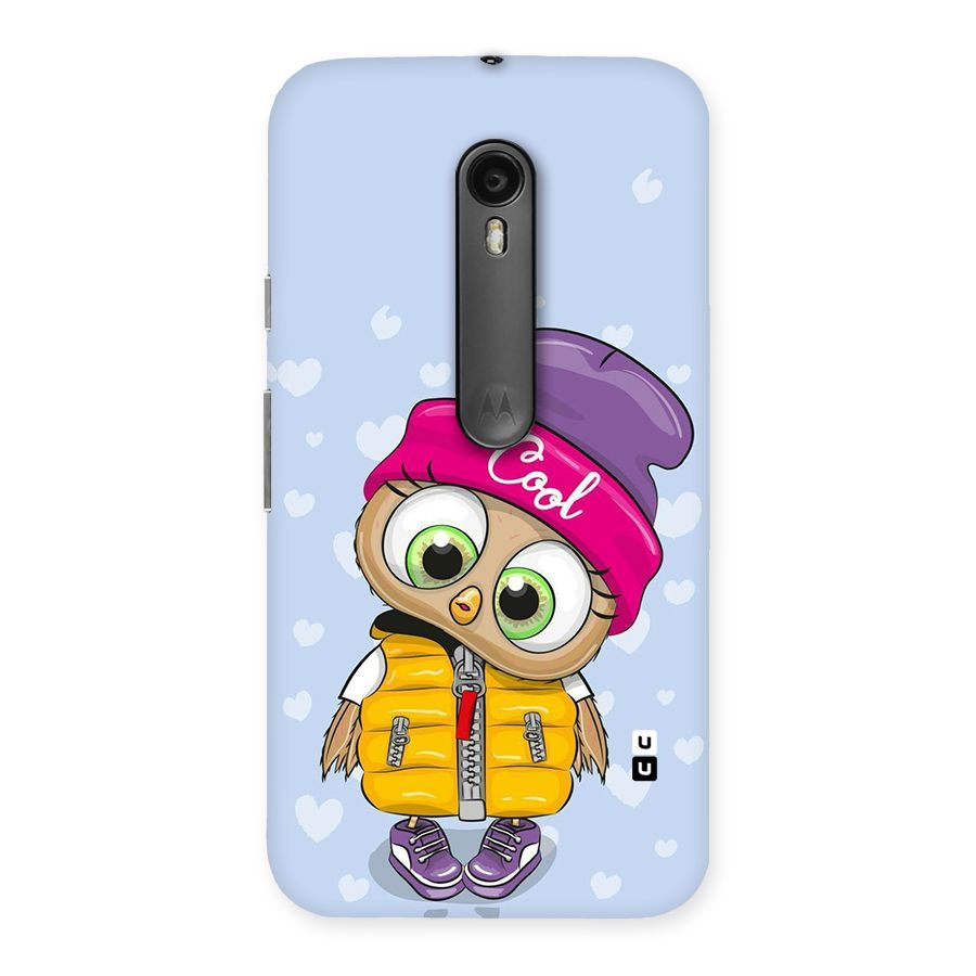 Cool Owl Back Case for Moto G Turbo