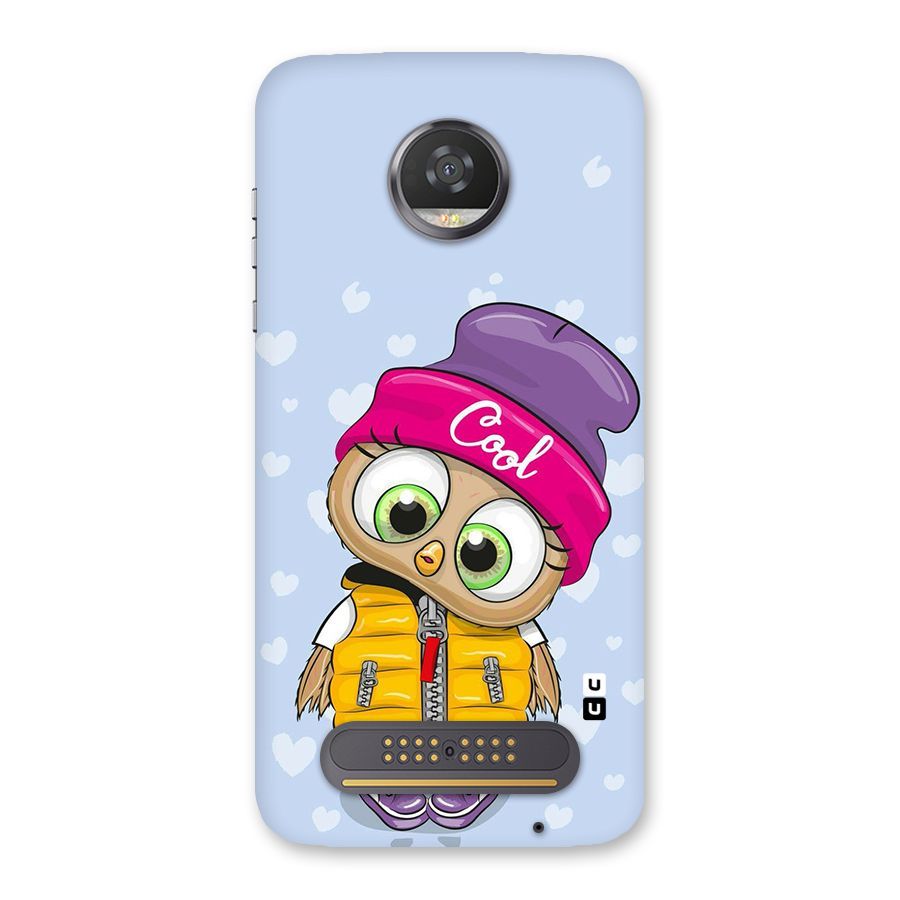 Cool Owl Back Case for Moto Z2 Play