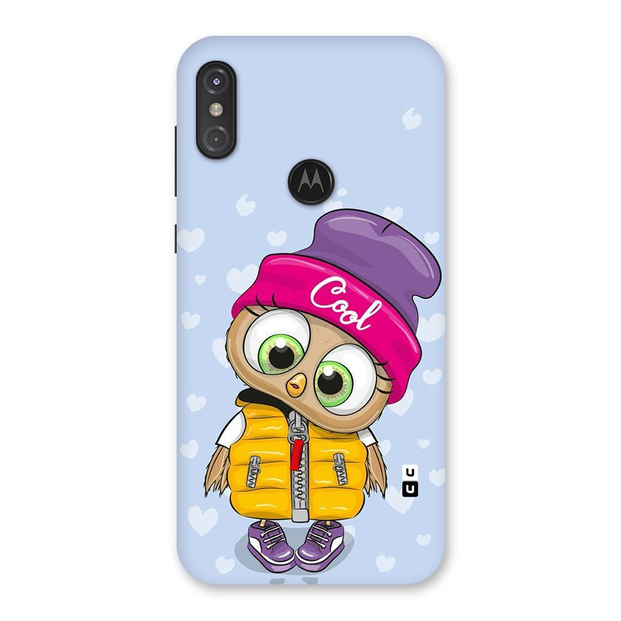 Cool Owl Back Case for Motorola One Power