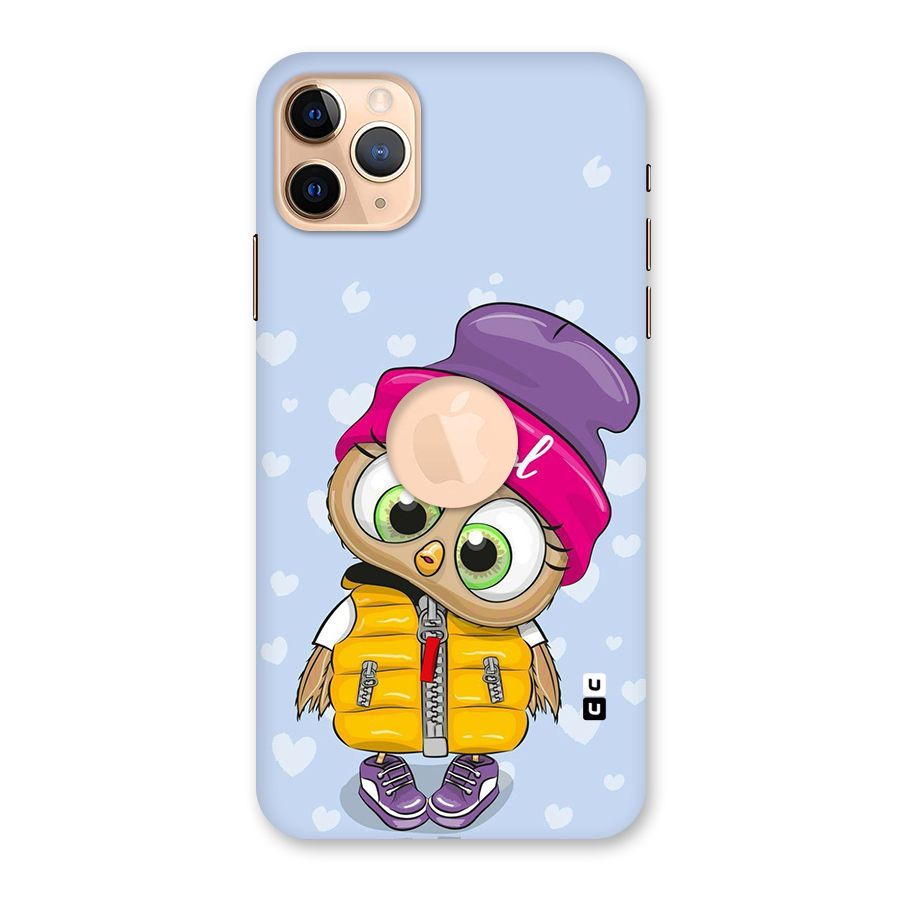 Cool Owl Back Case for iPhone 11 Pro Max Logo Cut