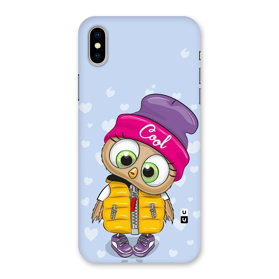 Cool Owl Back Case for iPhone X