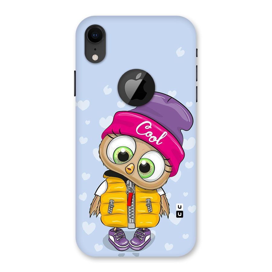 Cool Owl Back Case for iPhone XR Logo Cut