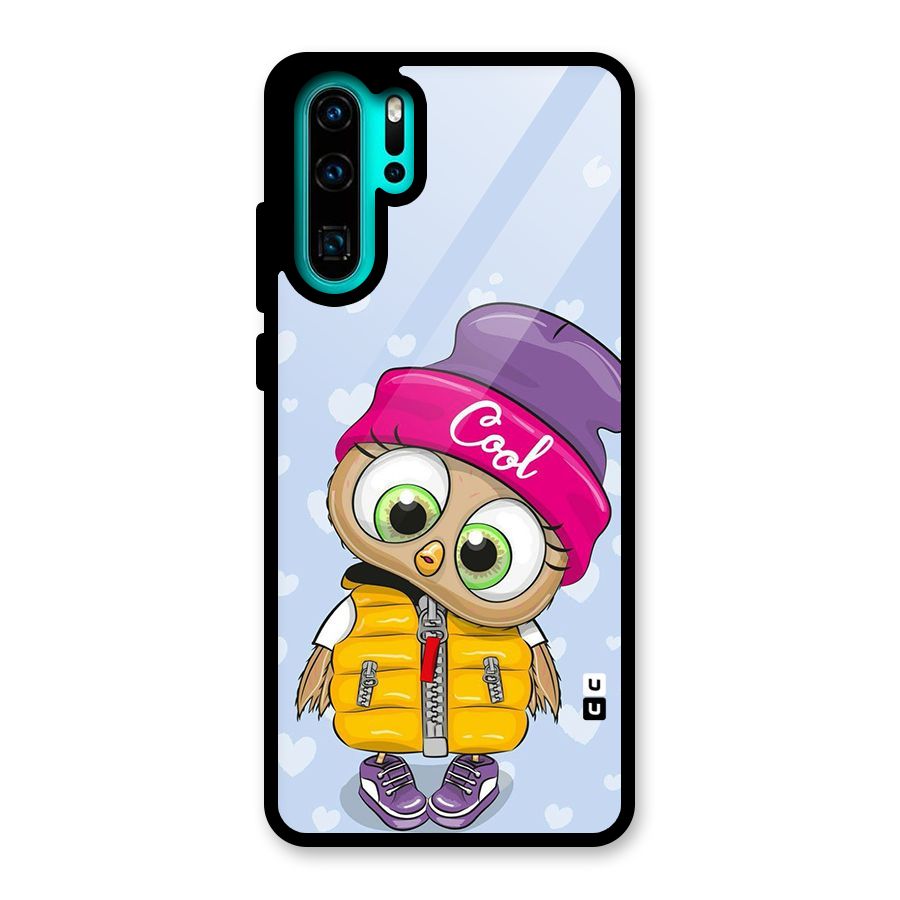 Cool Owl Glass Back Case for Huawei P30 Pro