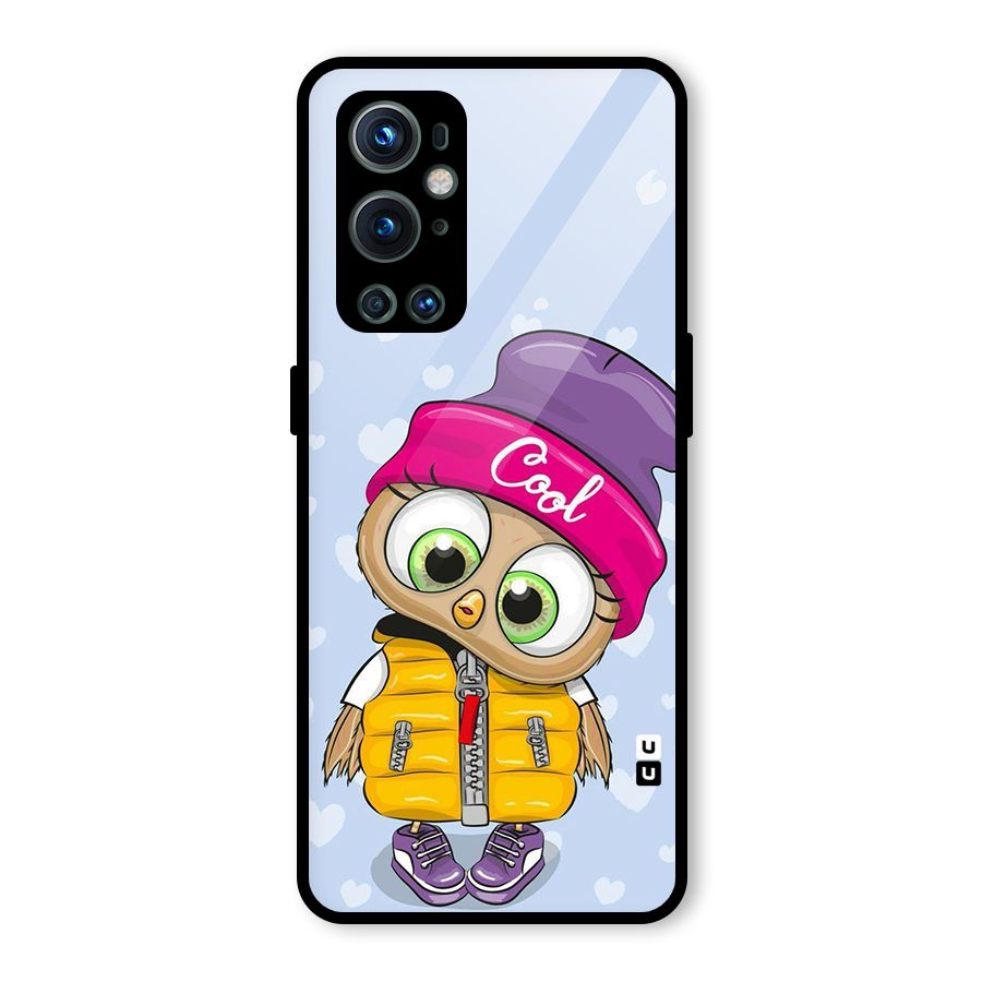 Cool Owl Glass Back Case for OnePlus 9 Pro