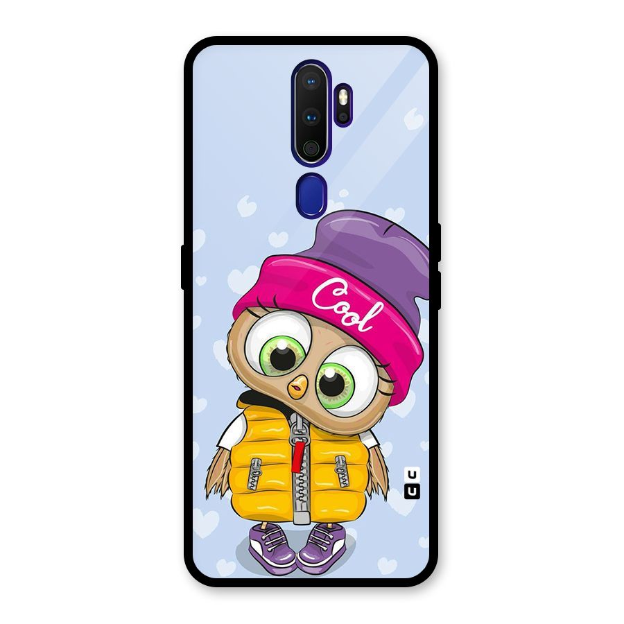 Cool Owl Glass Back Case for Oppo A9 (2020)