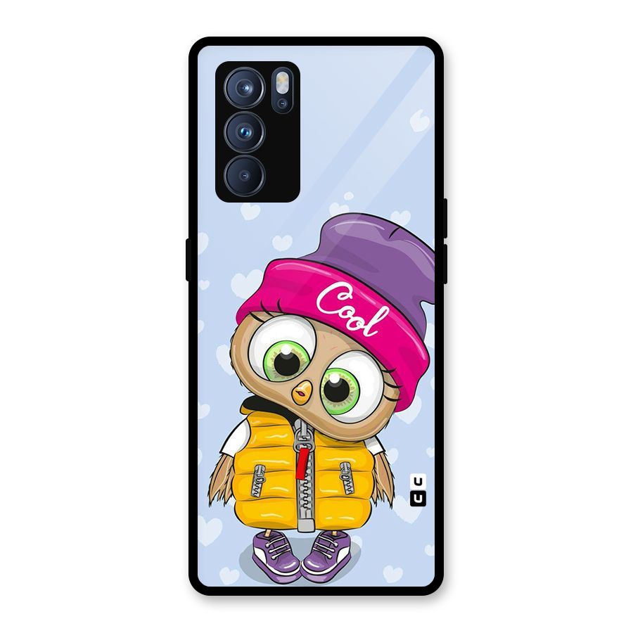 Cool Owl Glass Back Case for Oppo Reno6 Pro 5G