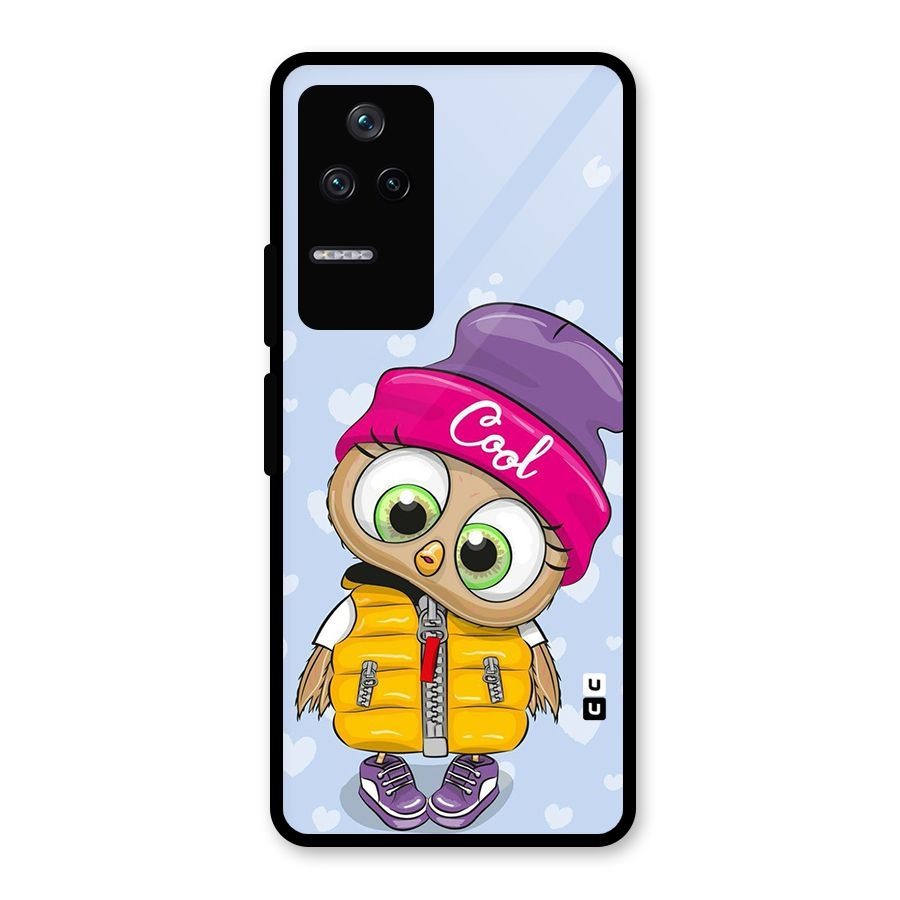 Cool Owl Glass Back Case for Poco F4 5G