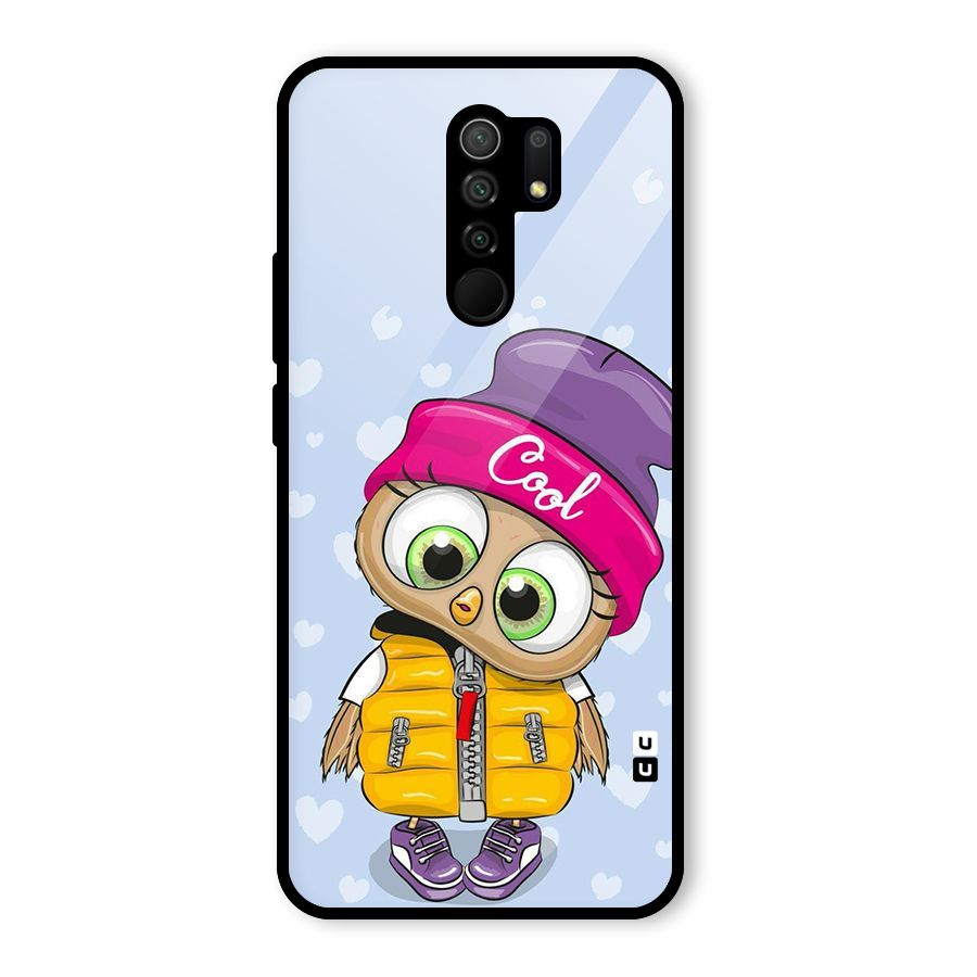 Cool Owl Glass Back Case for Poco M2