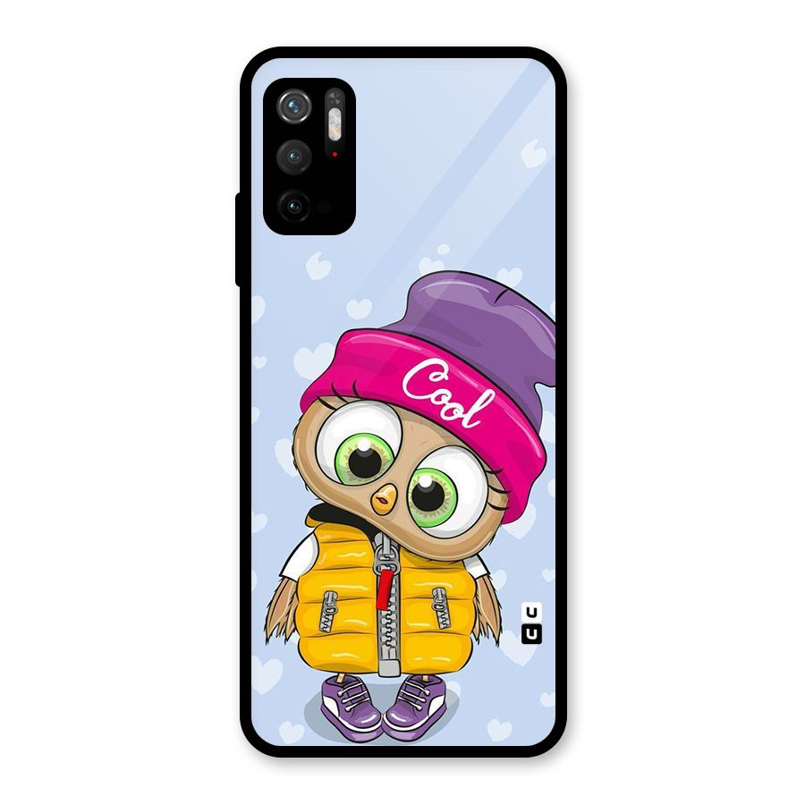Cool Owl Glass Back Case for Poco M3 Pro 5G