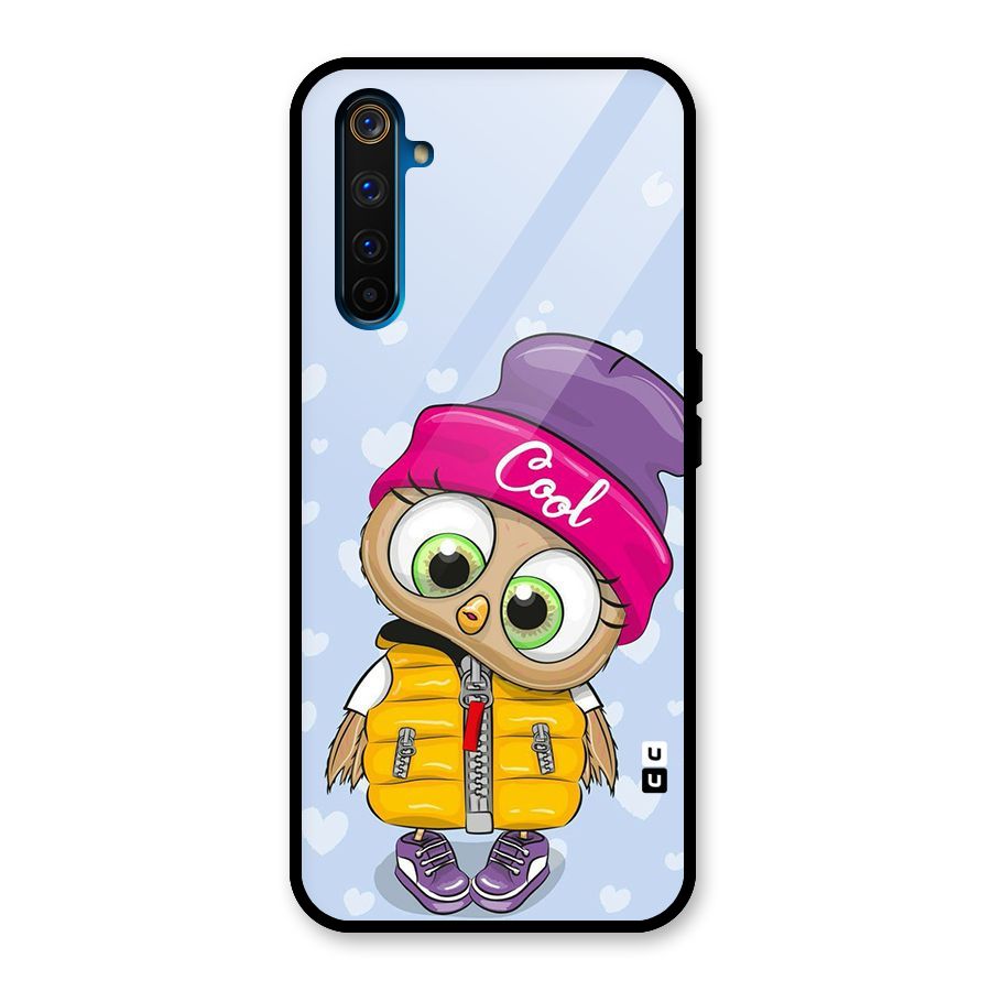 Cool Owl Glass Back Case for Realme 6 Pro
