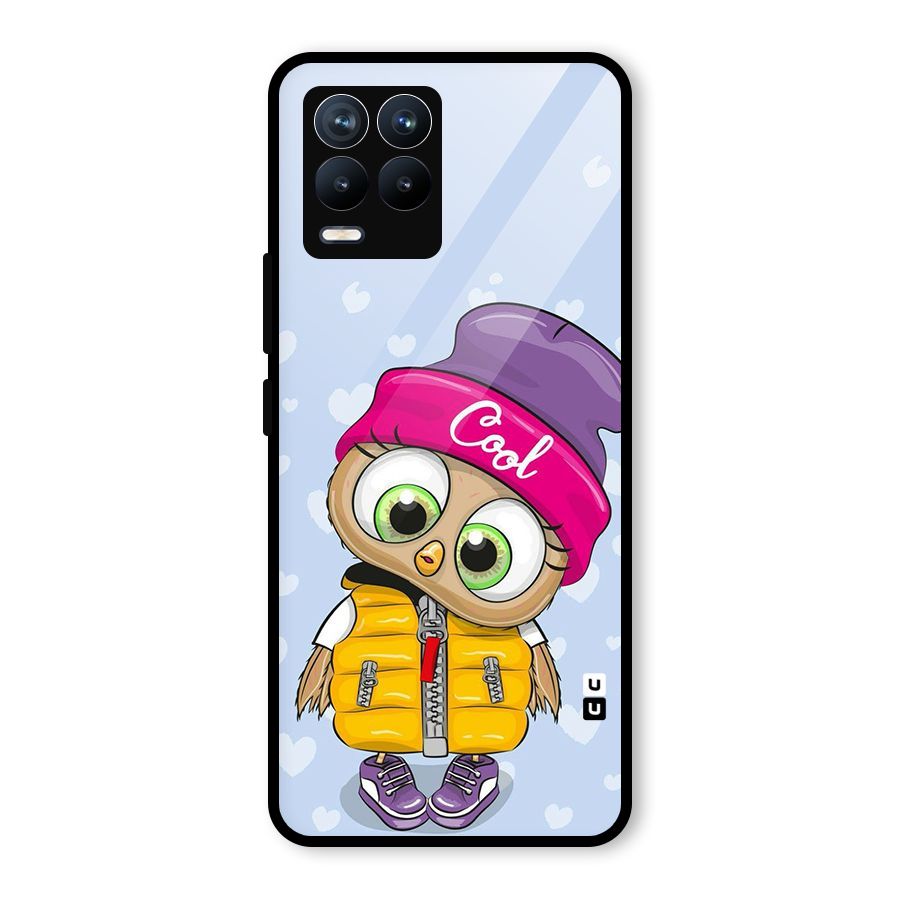 Cool Owl Glass Back Case for Realme 8 Pro