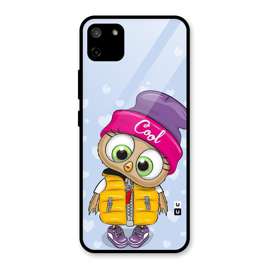 Cool Owl Glass Back Case for Realme C11