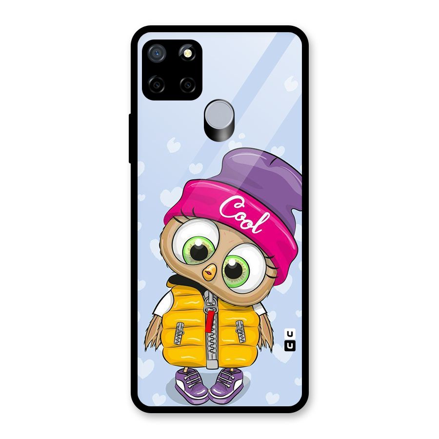 Cool Owl Glass Back Case for Realme C12