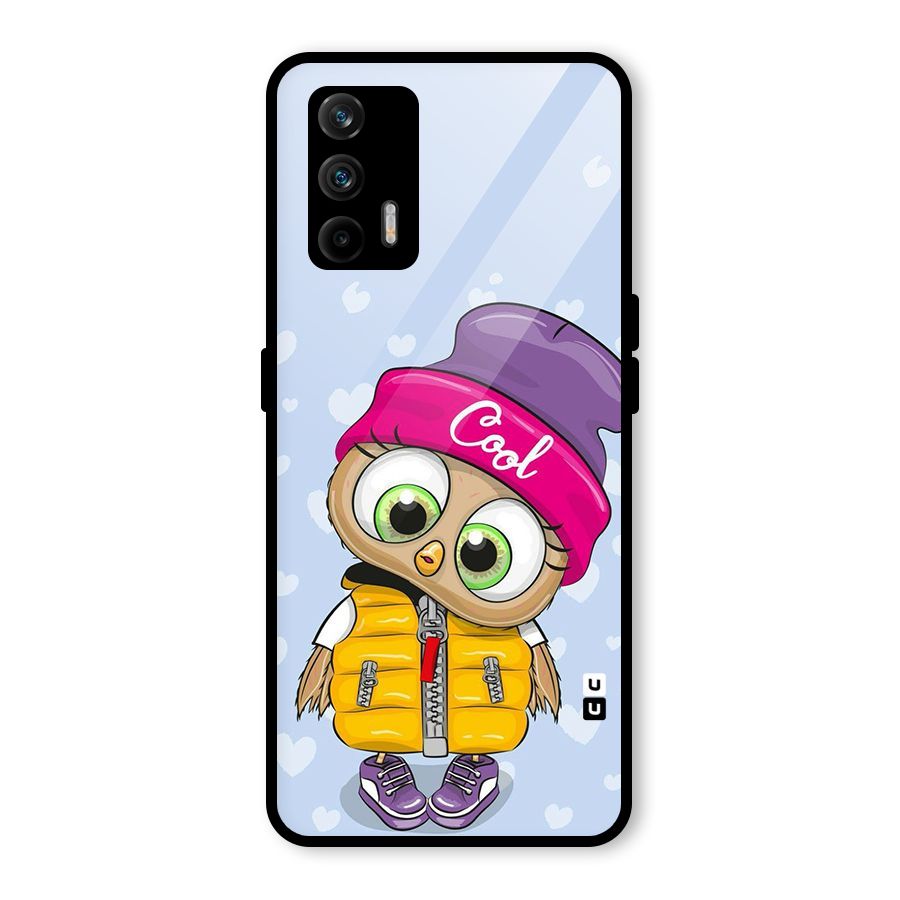 Cool Owl Glass Back Case for Realme GT 5G