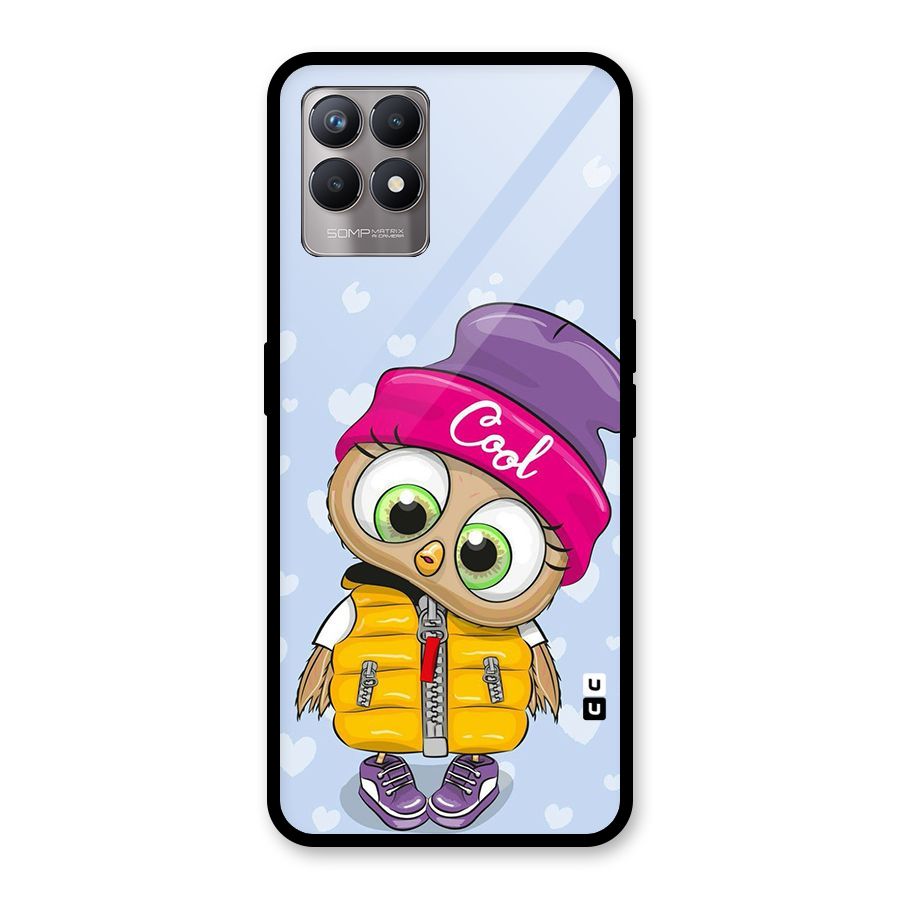 Cool Owl Glass Back Case for Realme Narzo 50