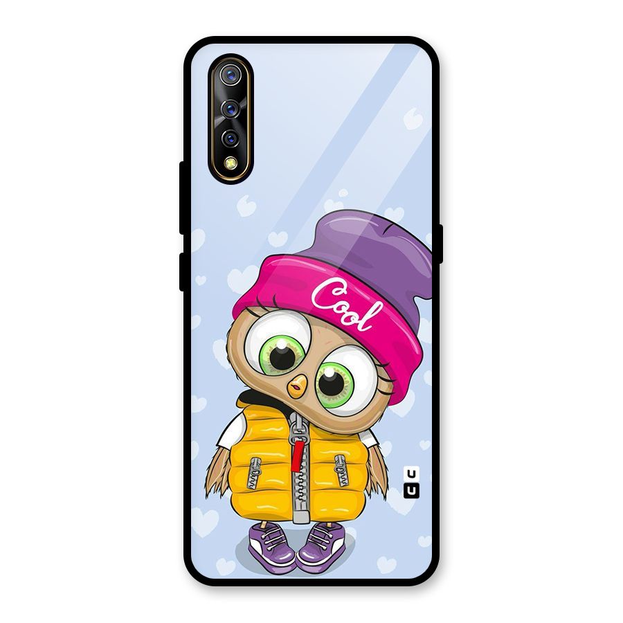 Cool Owl Glass Back Case for Vivo S1