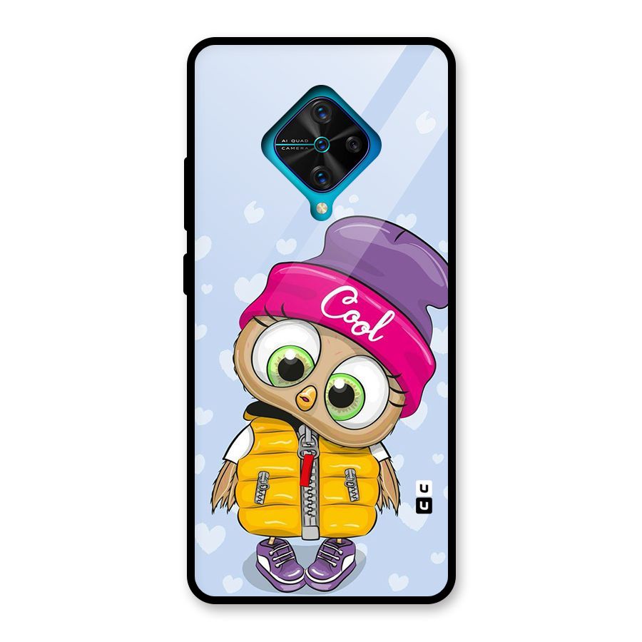 Cool Owl Glass Back Case for Vivo S1 Pro
