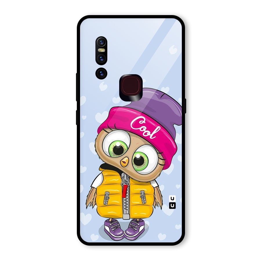 Cool Owl Glass Back Case for Vivo V15
